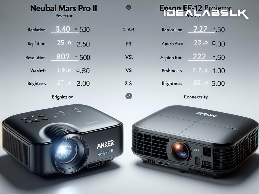 How Anker Nebula Mars Pro II Matches Up Against Epson EF-12 in Projectors